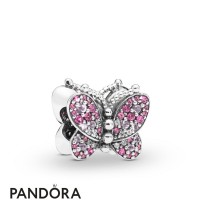 Women's Pandora Dazzling Pink Butterfly Charm Jewelry Women's Pandora Dazzling Pink Butterfly Charm Jewelry