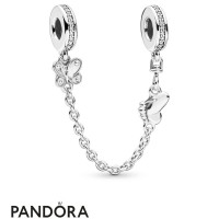 Women's Pandora Decorative Butterflies Safety Chain Jewelry Women's Pandora Decorative Butterflies Safety Chain Jewelry