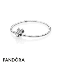 Women's Pandora Disney Shimmering Minnie Portrait Moments Bracelet Jewelry