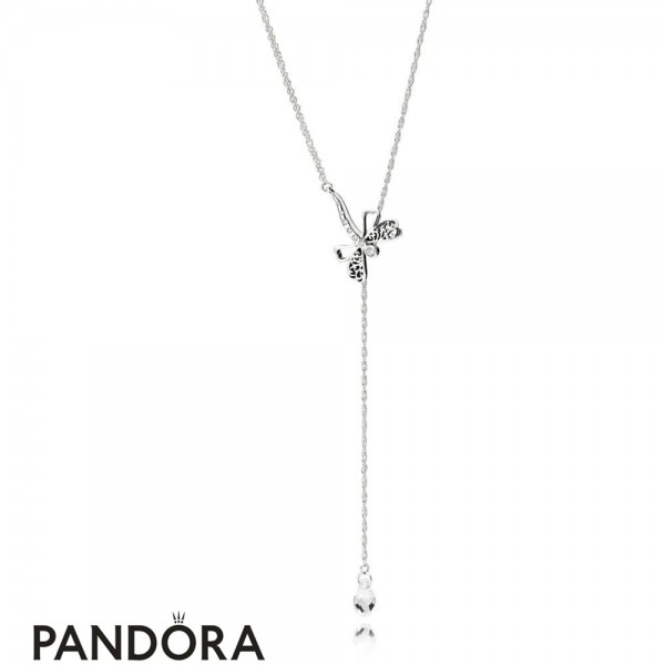 Women's Pandora Dreamy Dragonfly Necklace Jewelry Jewelry