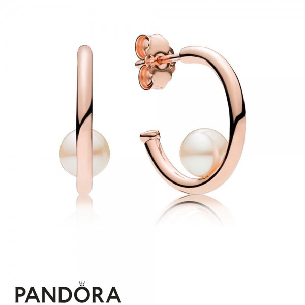 Women's Pandora Earrings Pearls Contemporary Pandora Pink Jewelry