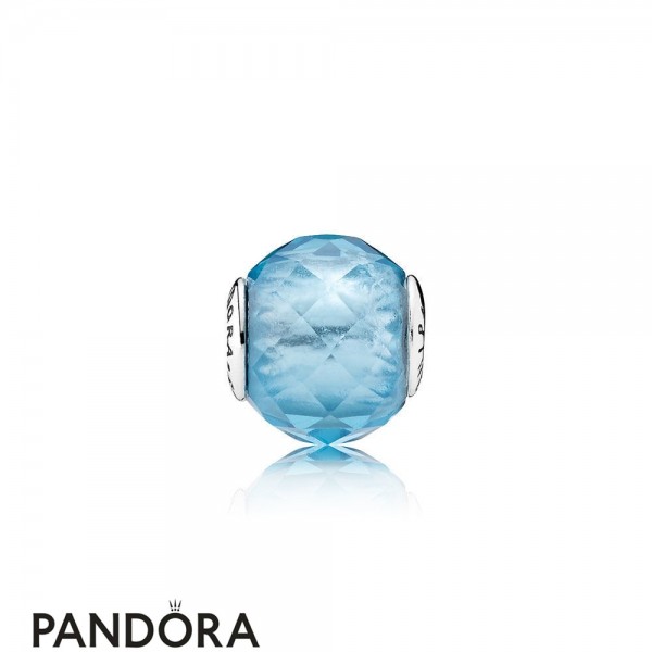 Pandora Essence Friendship Charm Sky Blue Crystal Jewelry