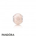 Pandora Essence Happiness Charm Transparent Cream Pink Enamel Jewelry