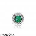 Pandora Essence Optimism Charm Royal Green Crystals Jewelry