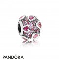 Women's Pandora Explosion Of Love Charm Multi Colored Cz Jewelry