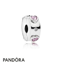 Women's Pandora Explosion Of Love Clip Fancy Fuchsia Pink Jewelry Women's Pandora Explosion Of Love Clip Fancy Fuchsia Pink Jewelry