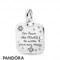 Women's Pandora Female Empowerment Motto Pendant Jewelry