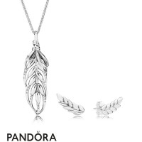 Women's Pandora Floating Grains Of Life Necklace And Earrings Set Jewelry Women's Pandora Floating Grains Of Life Necklace And Earrings Set Jewelry