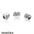 Women's Pandora Flourishing Hearts Charm Jewelry