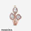 Women's Pandora Geometric Shapes Open Ring Jewelry