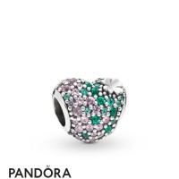Women's Pandora Gleaming Lucky Four Leaf Clover Heart Charm Jewelry Women's Pandora Gleaming Lucky Four Leaf Clover Heart Charm Jewelry