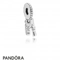 Women's Pandora Graduation Scroll Hanging Charm Jewelry