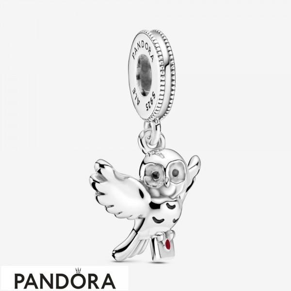Pandora Harry Potter Hedwig Owl Dangle Charm