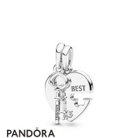 Women's Pandora Heart And Key Necklace Pendant Jewelry Women's Pandora Heart And Key Necklace Pendant Jewelry