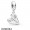 Women's Pandora Heart Paper Plane Hanging Charm Jewelry