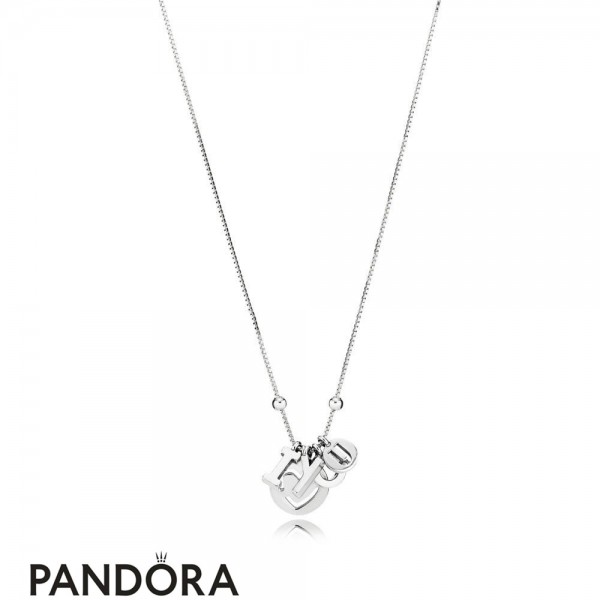 Women's Pandora I Love You Necklace Jewelry