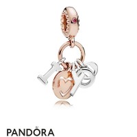 Women's Pandora I Love You Pendant Charm Pandora Rose Red Cz Jewelry
