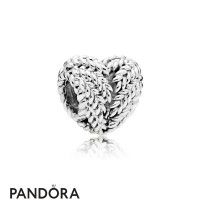 Women's Pandora Icon Of Nature Heart Charm Jewelry Women's Pandora Icon Of Nature Heart Charm Jewelry