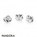 Women's Pandora Interlocked Crown Hearts Charm Jewelry
