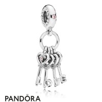 Women's Pandora Keys Of Love Hanging Charm Jewelry Women's Pandora Keys Of Love Hanging Charm Jewelry