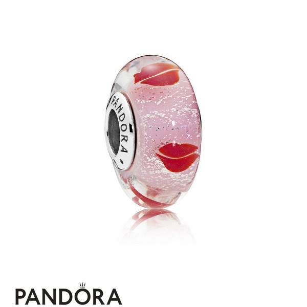 Women's Pandora Kisses All Around Charm Murano Glass Jewelry