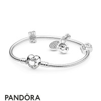 Women's Pandora Knotted Hearts Bracelet Set Jewelry Women's Pandora Knotted Hearts Bracelet Set Jewelry