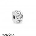 Women's Pandora Knotted Hearts Clip Charm Jewelry
