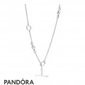 Women's Pandora Knotted Hearts Necklace Jewelry