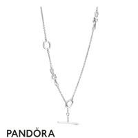 Women's Pandora Knotted Hearts Necklace Jewelry Women's Pandora Knotted Hearts Necklace Jewelry