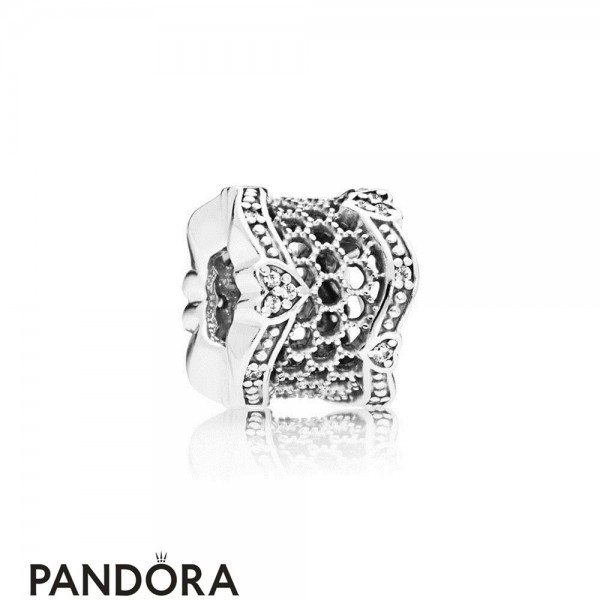 Women's Pandora Lace Of Love Spacer Charm Jewelry