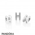 Women's Pandora Letter H Charm Jewelry