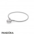 Women's Pandora Lock Your Promise Bracelet Fancy Fuchsia Pink Jewelry
