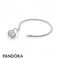 Women's Pandora Lock Your Promise Bracelet Fancy Fuchsia Pink Jewelry
