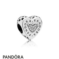 Women's Pandora Logo Heart Charm Jewelry Women's Pandora Logo Heart Charm Jewelry