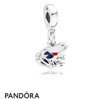Women's Pandora Love Puerto Rico Dangle Charm Red White & Blue Enamel Jewelry Women's Pandora Love Puerto Rico Dangle Charm Red White & Blue Enamel Jewelry