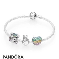 Women's Pandora Love The Rainbow Bracelet Set Jewelry Women's Pandora Love The Rainbow Bracelet Set Jewelry
