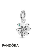 Women's Pandora Lucky Four Leaf Clover Necklace Pendant Jewelry Women's Pandora Lucky Four Leaf Clover Necklace Pendant Jewelry