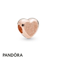 Women's Pandora Matte Brilliance Heart Charm Pandora Rose Jewelry Women's Pandora Matte Brilliance Heart Charm Pandora Rose Jewelry