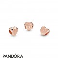 Women's Pandora Matte Brilliance Heart Charm Pandora Rose Jewelry