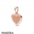Women's Pandora Matte Brilliance Heart Pendant Pandora Rose Jewelry