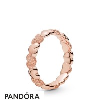 Women's Pandora Matte Brilliance Hearts Ring Pandora Rose Jewelry Women's Pandora Matte Brilliance Hearts Ring Pandora Rose Jewelry