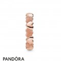 Women's Pandora Matte Brilliance Hearts Ring Pandora Rose Jewelry