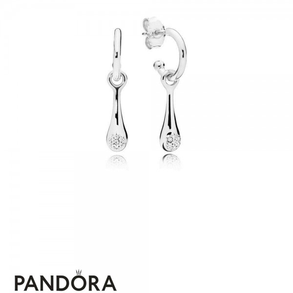 Women's Pandora Modern Lovepods Earrings Cz Jewelry