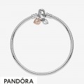 Pandora Moments Leaves Snake Chain Bracelet Jewelry