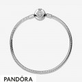 Pandora Moments Sparkling Crown O Snake Chain Bracelet Jewelry