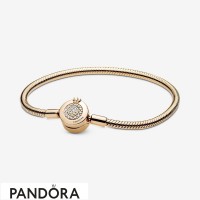 Pandora Moments Sparkling Crown O Snake Chain Shine Bracelet Jewelry Pandora Moments Sparkling Crown O Snake Chain Shine Bracelet Jewelry