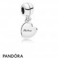 Women's Pandora Mother And Son Love Pendant Charm Jewelry