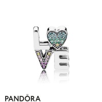 Women's Pandora Multi Color Love Charm Multi Colored Cz Jewelry Women's Pandora Multi Color Love Charm Multi Colored Cz Jewelry