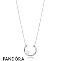 Women's Pandora Necklace Contemporary Pearls In Silver Jewelry Women's Pandora Necklace Contemporary Pearls In Silver Jewelry
