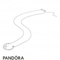 Women's Pandora Necklace Contemporary Pearls In Silver Jewelry